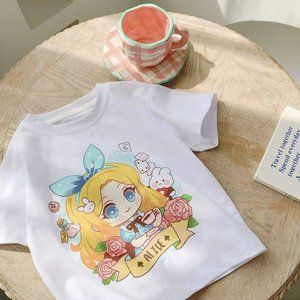 Children's cartoon design short sleeve